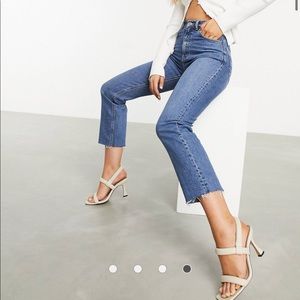 ASOS high rise jeans - flare & cropped NWOT